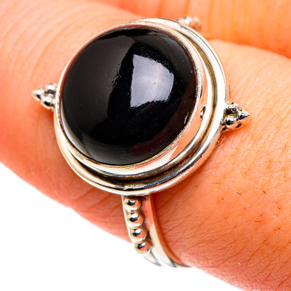 Black Onyx Rings handcrafted by Ana Silver Co - RING86471