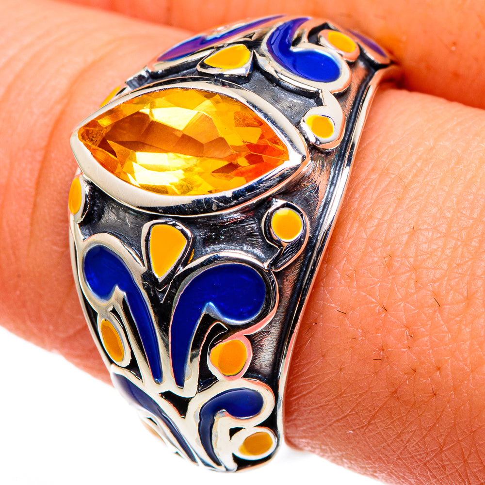 Citrine Rings handcrafted by Ana Silver Co - RING86476