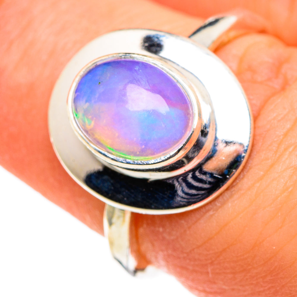 Ethiopian Opal Rings handcrafted by Ana Silver Co - RING86478