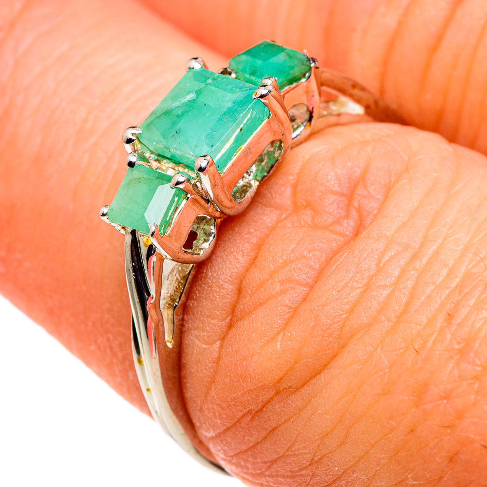 Emerald Rings handcrafted by Ana Silver Co - RING86486