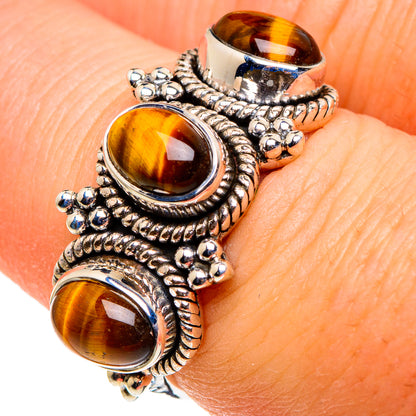 Tiger Eye Rings handcrafted by Ana Silver Co - RING86490