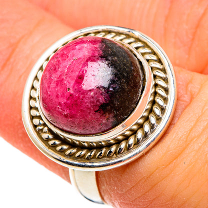 Rhodonite Rings handcrafted by Ana Silver Co - RING86498