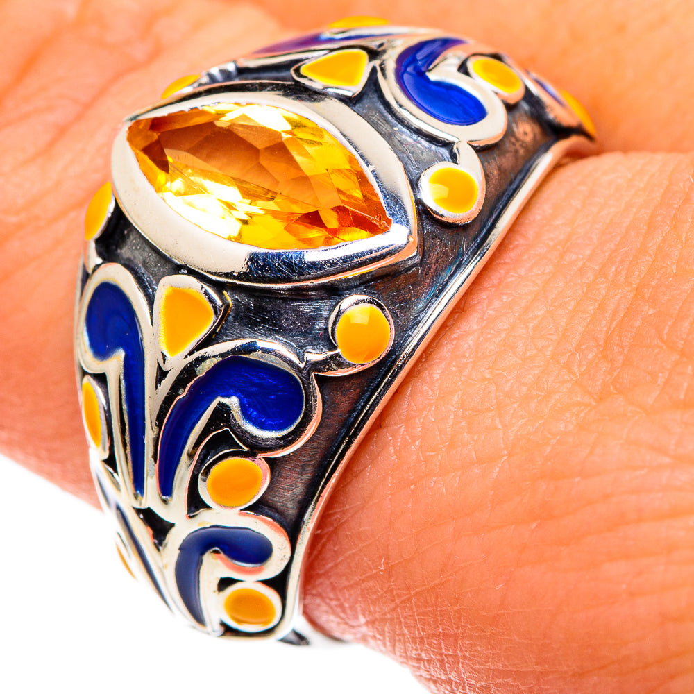 Citrine Rings handcrafted by Ana Silver Co - RING86508