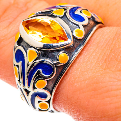 Citrine Rings handcrafted by Ana Silver Co - RING86508