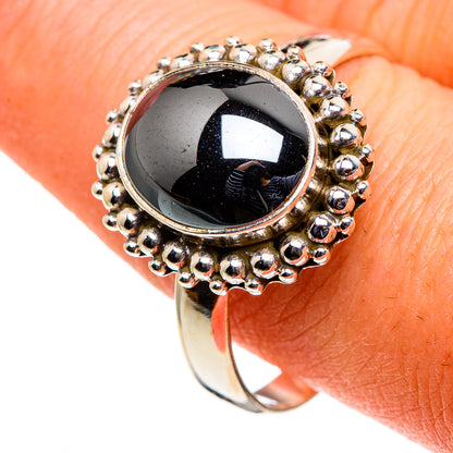 Hematite Rings handcrafted by Ana Silver Co - RING86512