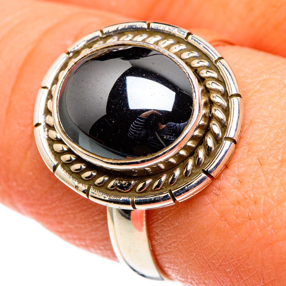 Hematite Rings handcrafted by Ana Silver Co - RING86513