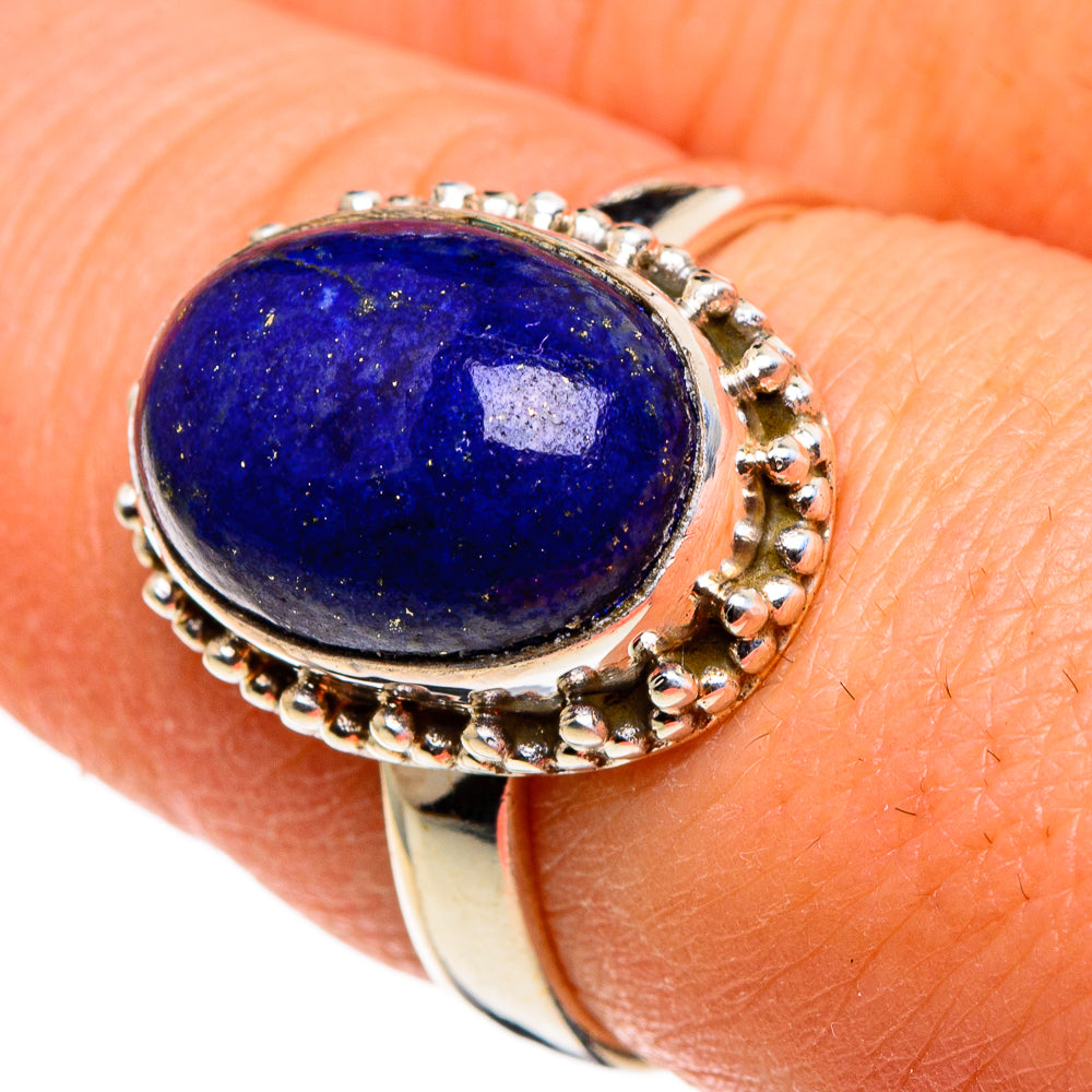 Lapis Lazuli Rings handcrafted by Ana Silver Co - RING86518