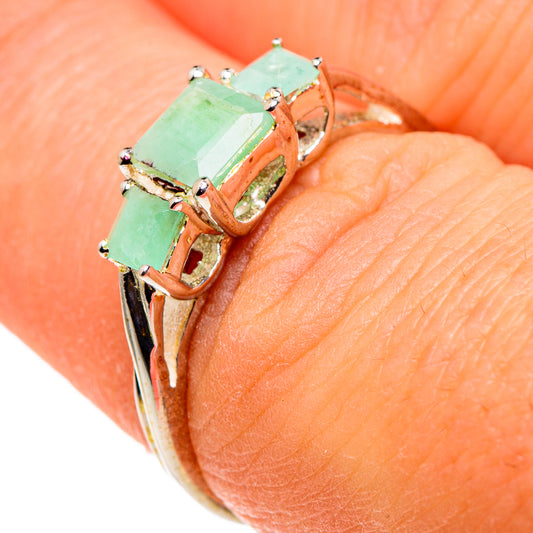 Emerald Rings handcrafted by Ana Silver Co - RING86522