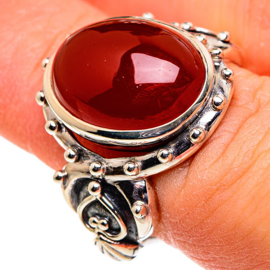 Red Onyx Rings handcrafted by Ana Silver Co - RING86527