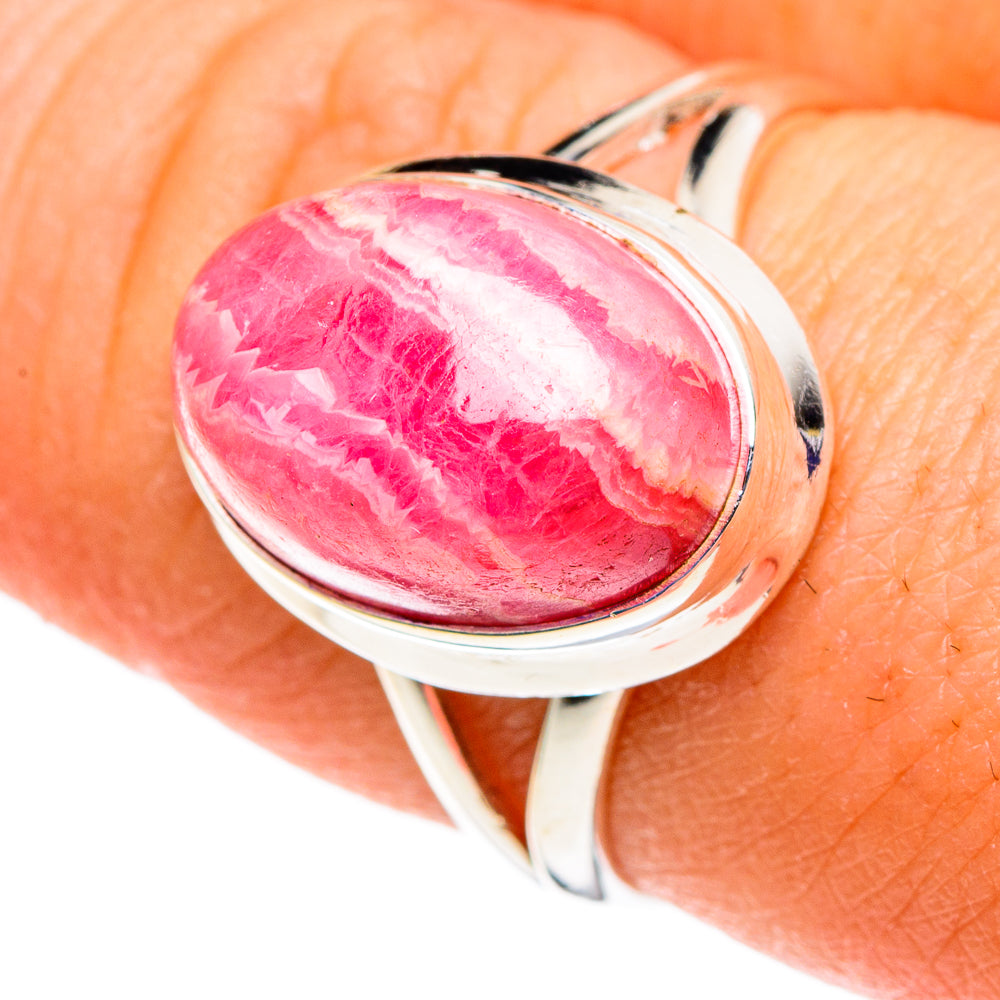 Rhodochrosite Rings handcrafted by Ana Silver Co - RING86532