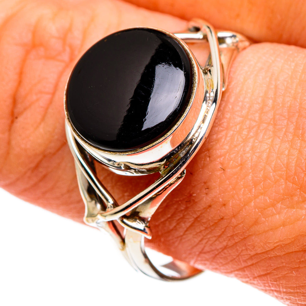 Black Onyx Rings handcrafted by Ana Silver Co - RING86537