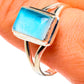 Rainbow Moonstone Rings handcrafted by Ana Silver Co - RING86551