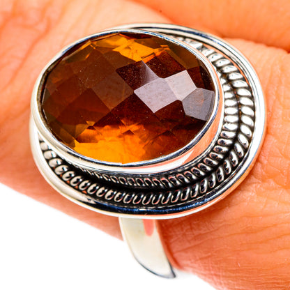 Mandarin Citrine Rings handcrafted by Ana Silver Co - RING86554