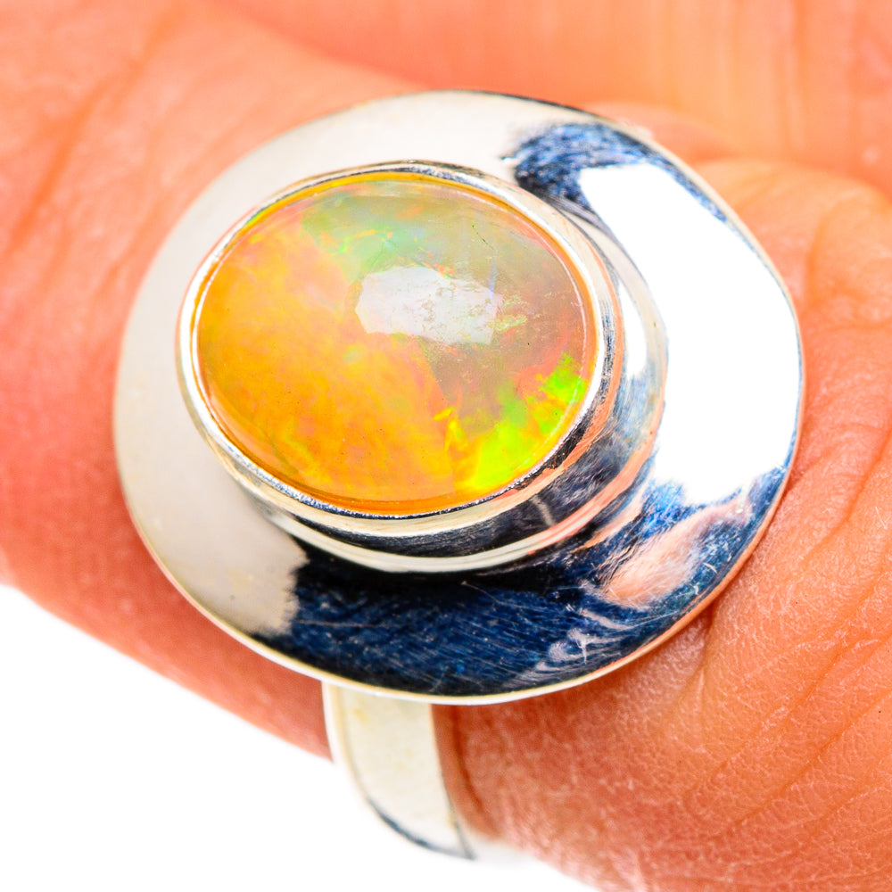 Ethiopian Opal Rings handcrafted by Ana Silver Co - RING86574