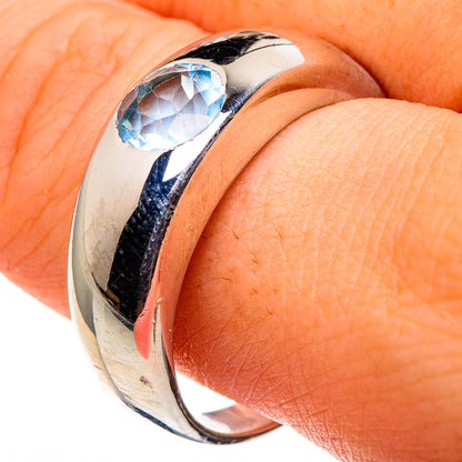 Blue Topaz Rings handcrafted by Ana Silver Co - RING86577