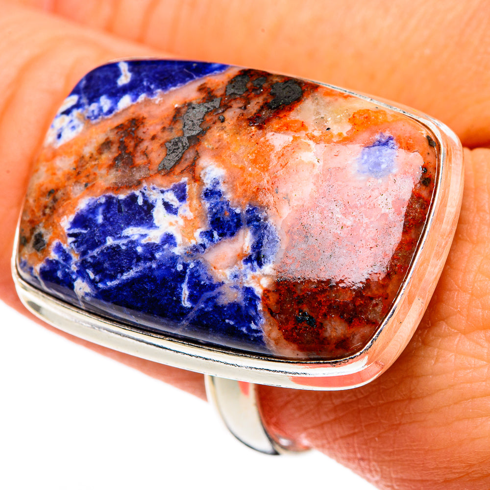 Sodalite Rings handcrafted by Ana Silver Co - RING86578