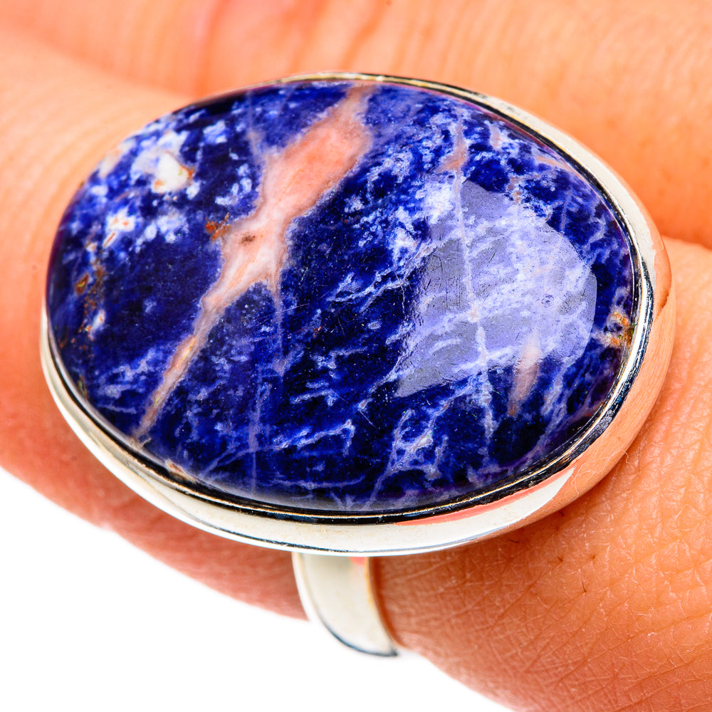 Sodalite Rings handcrafted by Ana Silver Co - RING86582