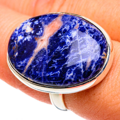 Sodalite Rings handcrafted by Ana Silver Co - RING86582