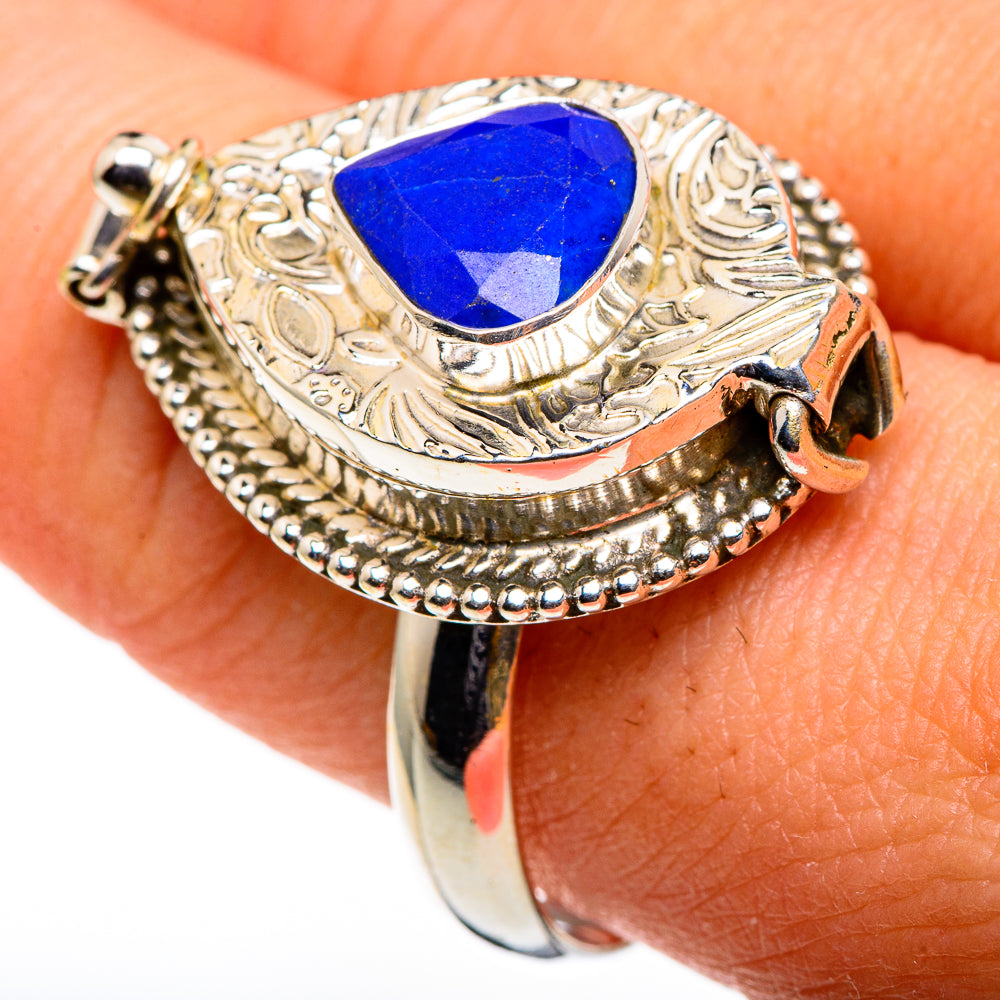 Lapis Lazuli Rings handcrafted by Ana Silver Co - RING86585