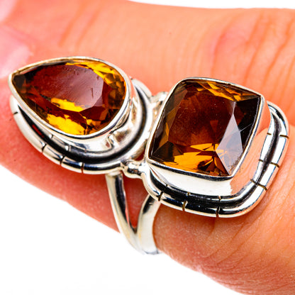 Mandarin Citrine Rings handcrafted by Ana Silver Co - RING86596