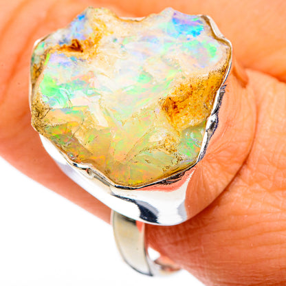 Ethiopian Opal Rings handcrafted by Ana Silver Co - RING86614
