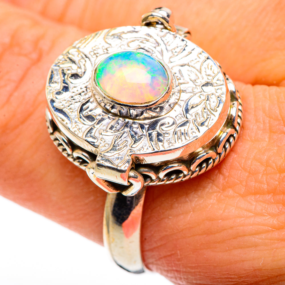 Ethiopian Opal Rings handcrafted by Ana Silver Co - RING86615