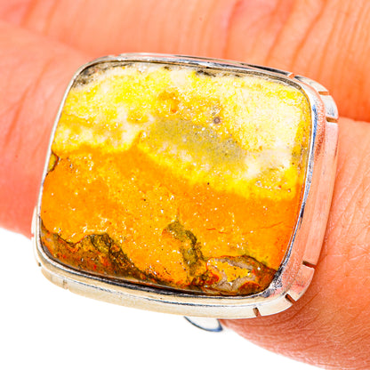 Bumble Bee Jasper Rings handcrafted by Ana Silver Co - RING86618