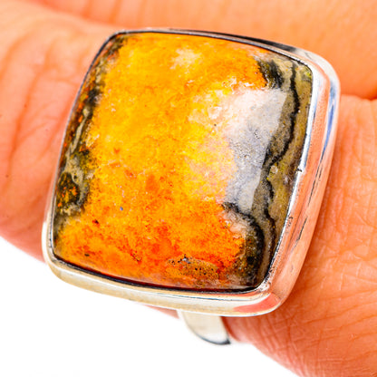 Bumble Bee Jasper Rings handcrafted by Ana Silver Co - RING86620