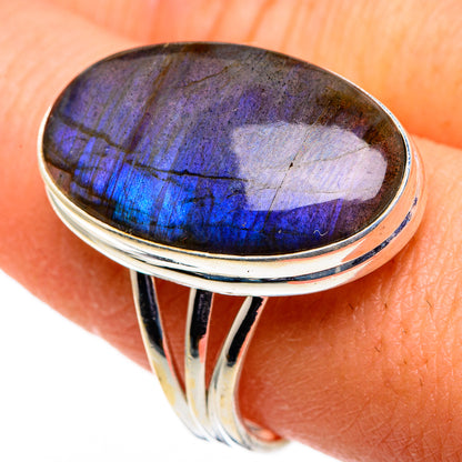 Labradorite Rings handcrafted by Ana Silver Co - RING86625