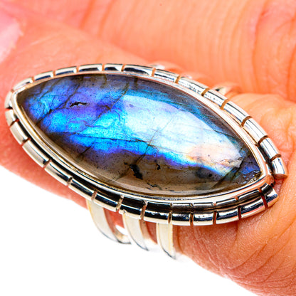 Labradorite Rings handcrafted by Ana Silver Co - RING86627
