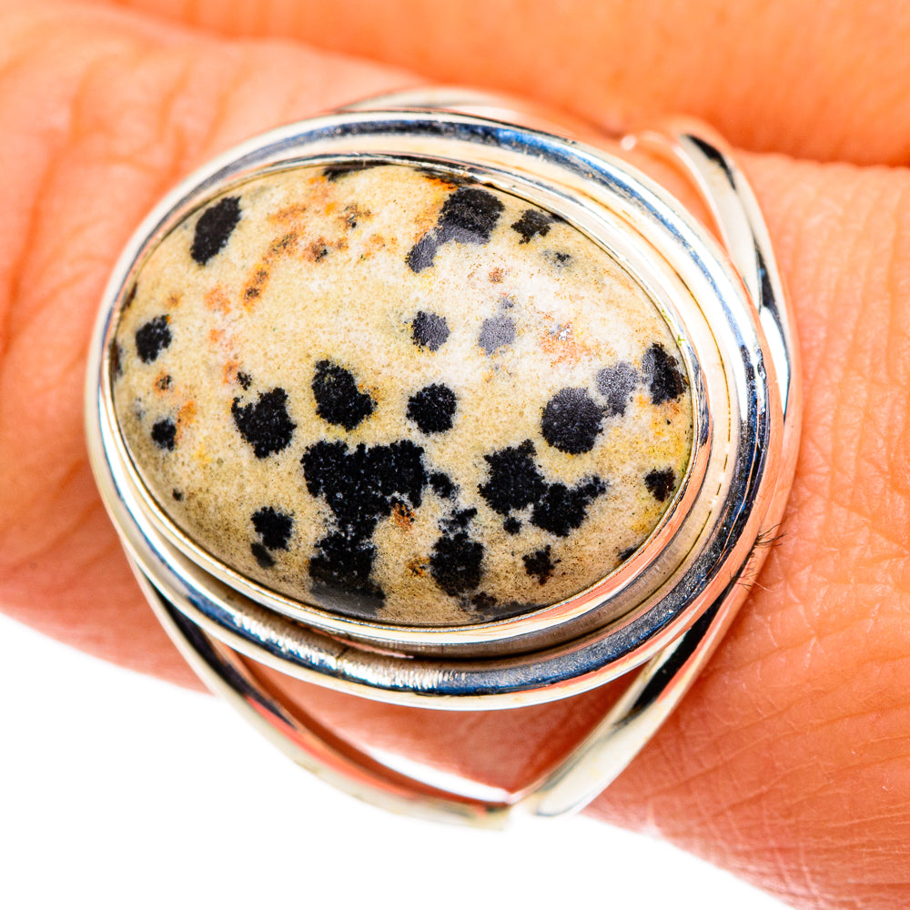 Dalmatian Jasper Rings handcrafted by Ana Silver Co - RING86634