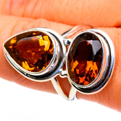 Mandarin Citrine Rings handcrafted by Ana Silver Co - RING86640