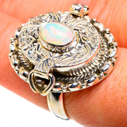 Rainbow Moonstone Rings handcrafted by Ana Silver Co - RING86648