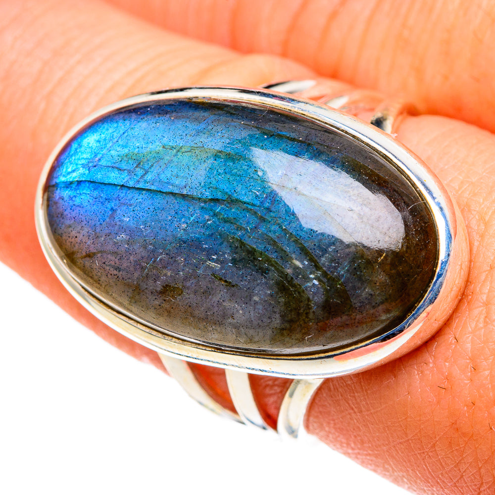 Labradorite Rings handcrafted by Ana Silver Co - RING86654