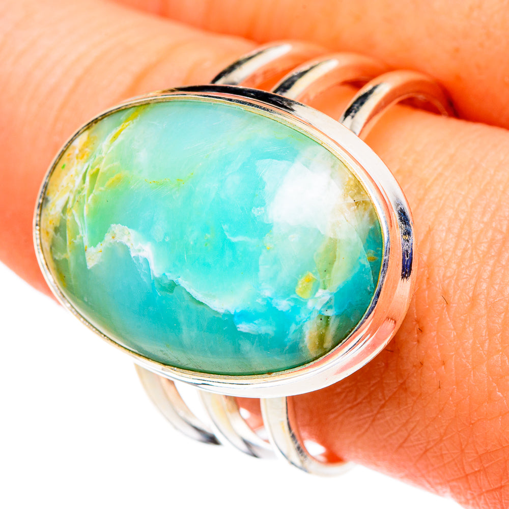 Larimar Rings handcrafted by Ana Silver Co - RING86658