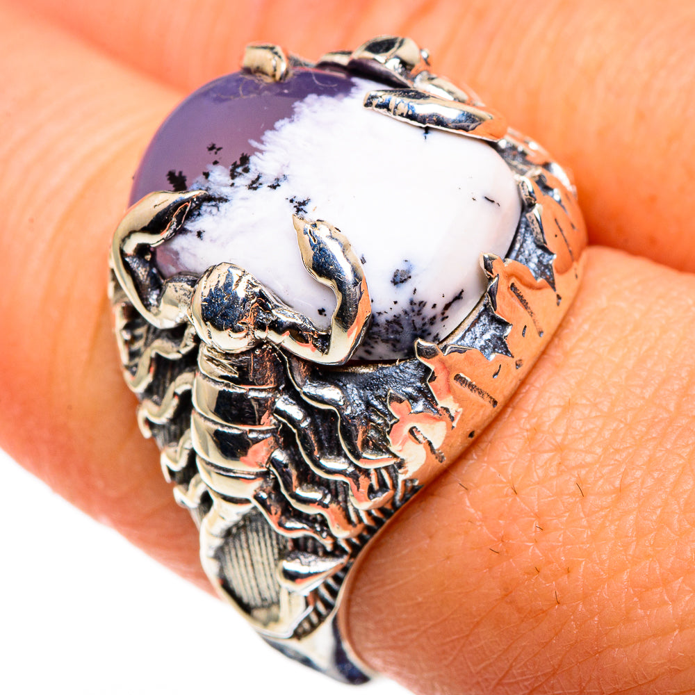 Dendritic Opal Rings handcrafted by Ana Silver Co - RING86676