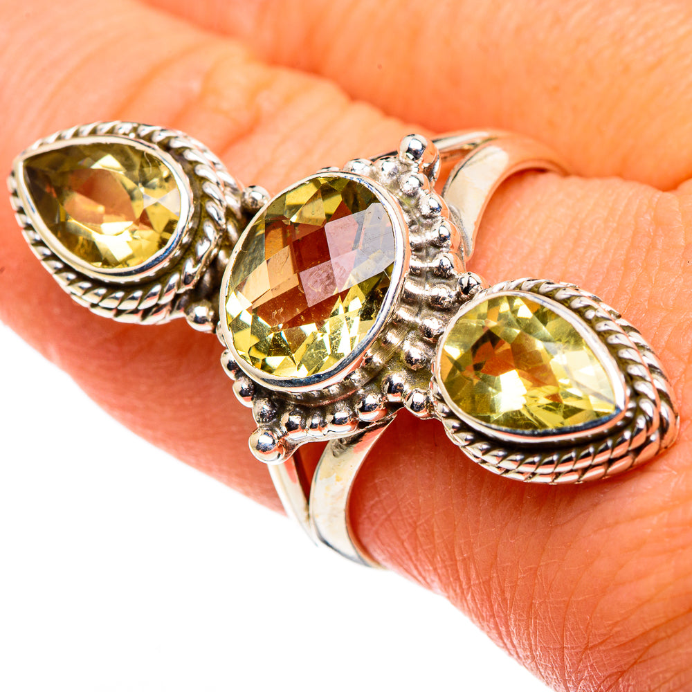 Citrine Rings handcrafted by Ana Silver Co - RING86683