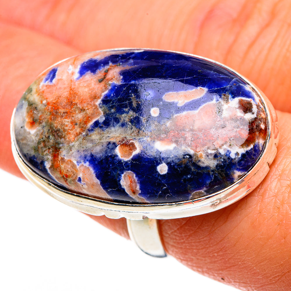 Sodalite Rings handcrafted by Ana Silver Co - RING86686