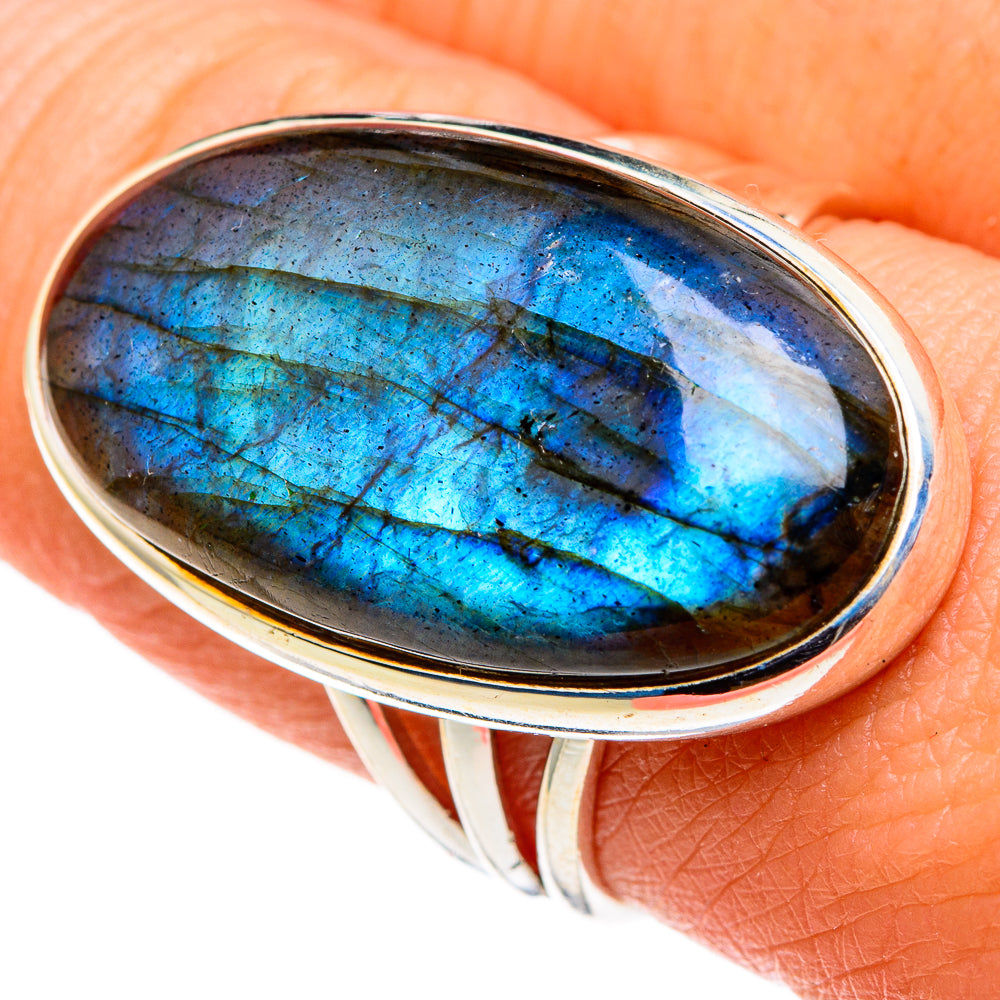 Labradorite Rings handcrafted by Ana Silver Co - RING86687