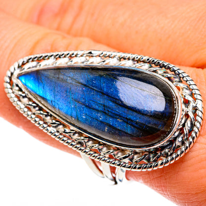 Labradorite Rings handcrafted by Ana Silver Co - RING86688