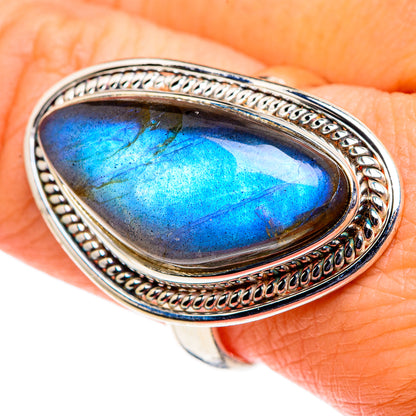Labradorite Rings handcrafted by Ana Silver Co - RING86690