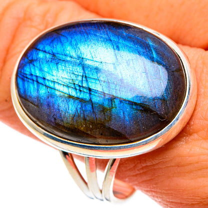 Labradorite Rings handcrafted by Ana Silver Co - RING86691