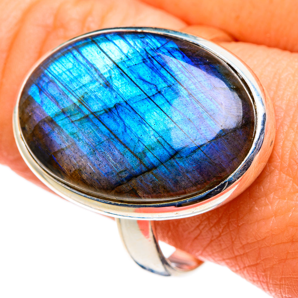 Labradorite Rings handcrafted by Ana Silver Co - RING86695