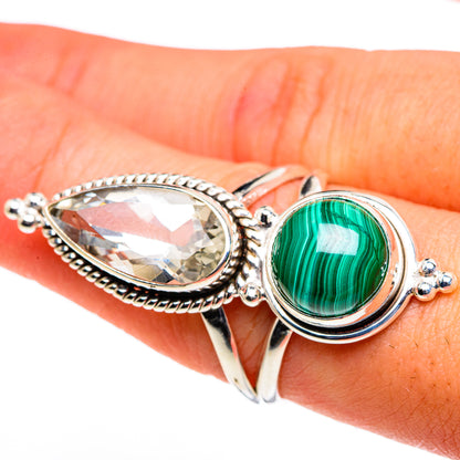 Malachite Rings handcrafted by Ana Silver Co - RING86696