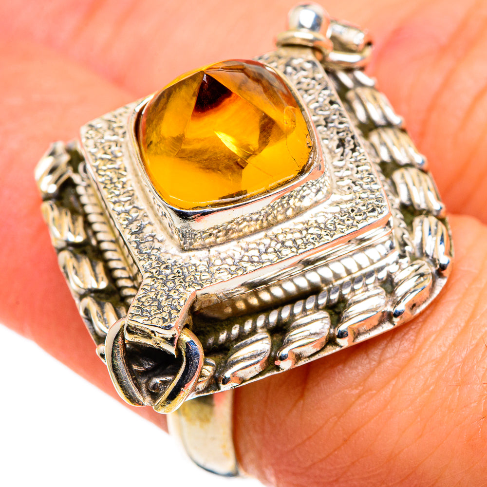 Citrine Rings handcrafted by Ana Silver Co - RING86698