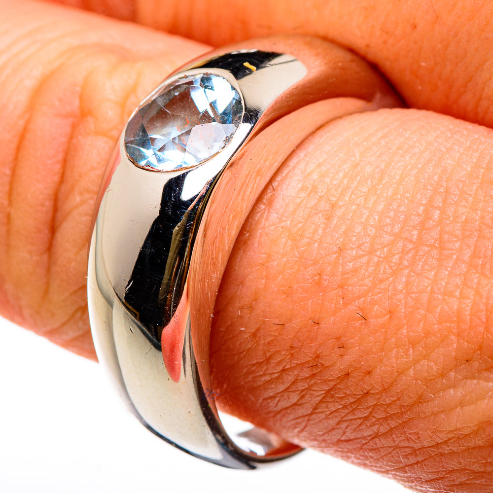 Blue Topaz Rings handcrafted by Ana Silver Co - RING86701