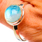 Rainbow Moonstone Rings handcrafted by Ana Silver Co - RING86704