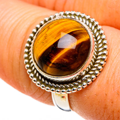 Tiger Eye Rings handcrafted by Ana Silver Co - RING86707