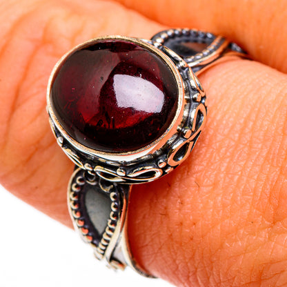 Garnet Rings handcrafted by Ana Silver Co - RING86718