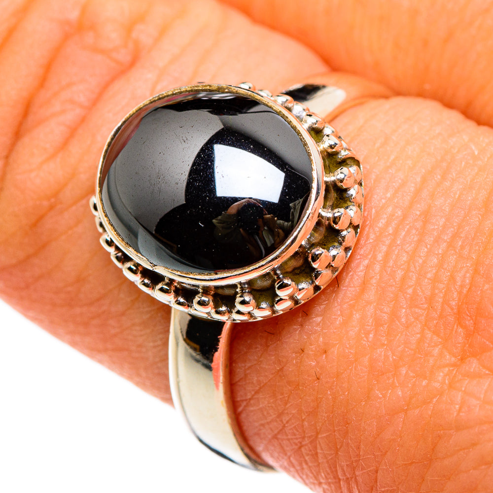 Hematite Rings handcrafted by Ana Silver Co - RING86731